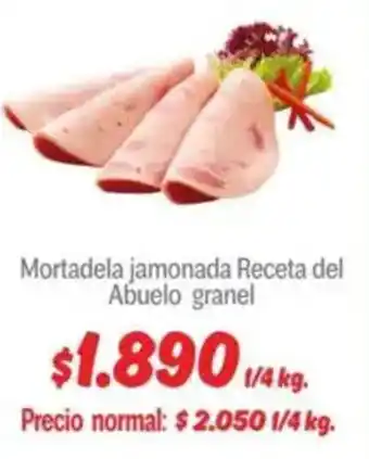 Mayorista 10 Mortadela jamonada receta del abuelo granel oferta