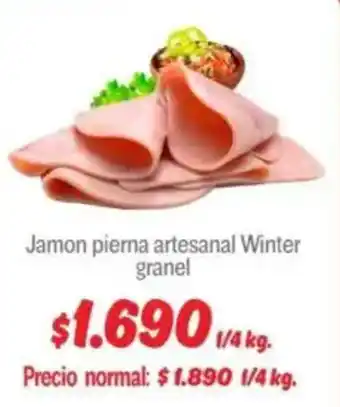 Mayorista 10 Winter granel jamon pierna artesanal oferta