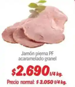 Mayorista 10 Jamón pierna pf acaramelado granel oferta