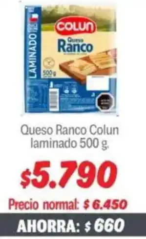 Mayorista 10 Queso ranco colun laminado oferta