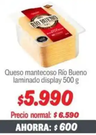 Mayorista 10 Queso mantecoso río bueno laminado display oferta