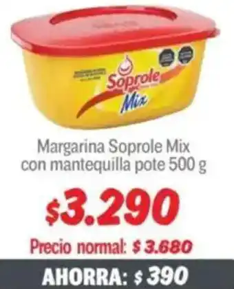 Mayorista 10 Soprole mix margarina con mantequilla pote oferta