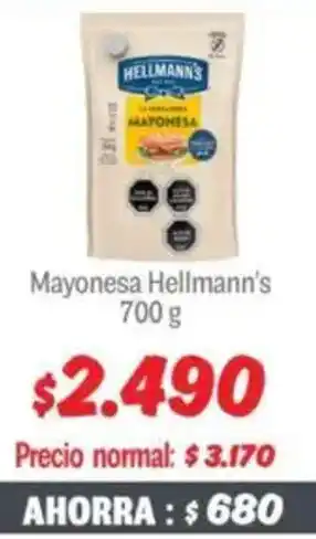 Mayorista 10 Hellmann's mayonesa oferta