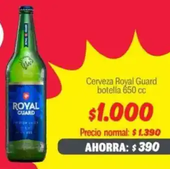 Mayorista 10 Royal guard cerveza botella oferta