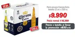 Mayorista 10 Corona extra pack cerveza botella oferta