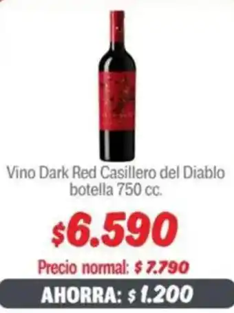 Mayorista 10 Vino dark red casillero del diablo botella oferta