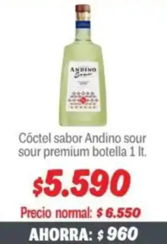 Mayorista 10 Cóctel sabor andino sour sour premium botella oferta