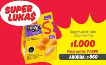 Mayorista 10 Nuggets pollo sadia crocante oferta