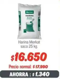 Mayorista 10 Merkat harina saco oferta