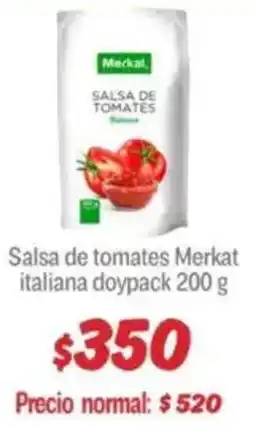 Mayorista 10 Merkat salsa de tomates italiana doypack oferta