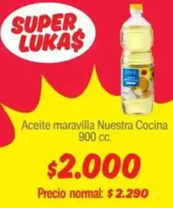 Mayorista 10 Nuestra cocina aceite maravilla oferta