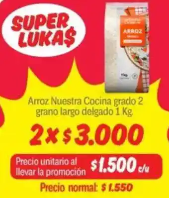 Mayorista 10 Nuestra cocina arroz grado 2 grano largo delgado oferta