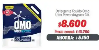 Mayorista 10 Omo ultra power detergente líquido doypack oferta