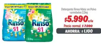 Mayorista 10 Rinso matic detergente en polvo variedades oferta