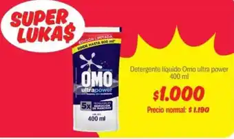 Mayorista 10 Omo detergente líquido ultra power oferta