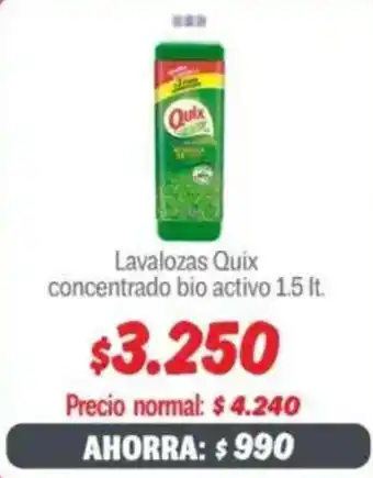 Mayorista 10 Quix lavalozas concentrado bio activo oferta