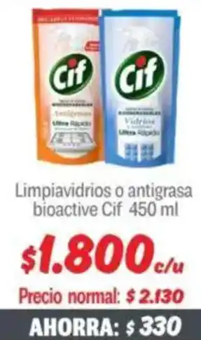 Mayorista 10 Cif limpiavidrios o antigrasa bioactive oferta