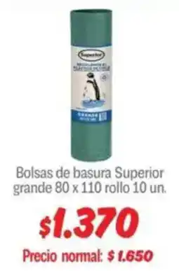 Mayorista 10 Superior bolsas de basura grande oferta