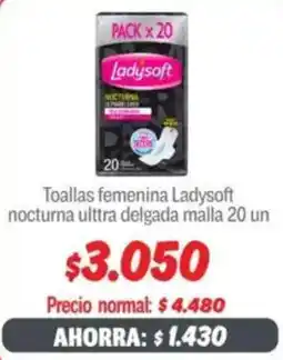 Mayorista 10 Ladysoft toallas femenina nocturna ulttra delgada malla oferta