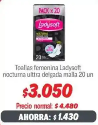 Mayorista 10 Ladysoft toallas femenina nocturna ulttra delgada malla oferta