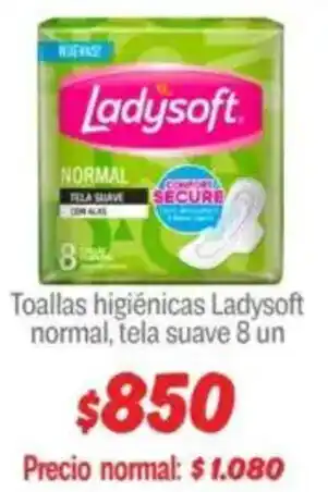 Mayorista 10 Ladysoft toallas higiénicas normal, tela suave oferta