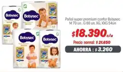 Mayorista 10 Babysec pañal super premium confor oferta