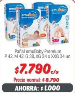 Mayorista 10 Emubaby premium pañal oferta