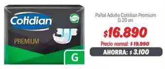 Mayorista 10 Cotidian premium pañal adulto oferta