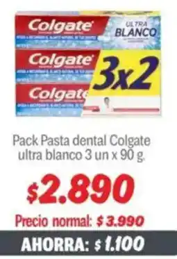 Mayorista 10 Colgate pack pasta dental ultra blanco oferta