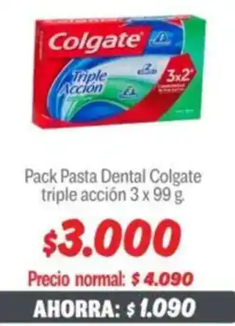 Mayorista 10 Colgate pack pasta dental triple acción oferta