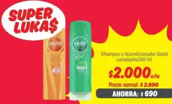 Mayorista 10 Sedal shampoo o acondicionador variedades oferta