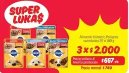 Mayorista 10 Pedigree alimento húmedo variedades oferta