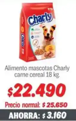 Mayorista 10 Charly alimento mascotas carne cereal oferta