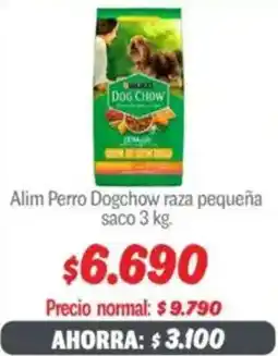 Mayorista 10 Perro dogchow alim raza pequeña saco oferta