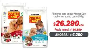 Mayorista 10 Master dog alimento para perros cachorros, adulto carne oferta