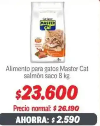 Mayorista 10 Master cat alimento para gatos salmón saco oferta