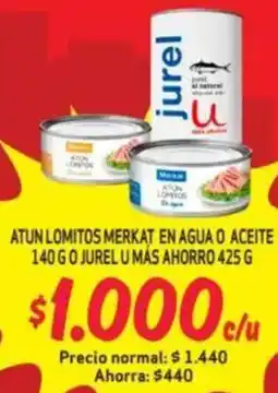 Mayorista 10 Atun lomitos merkat en agua o aceite oferta