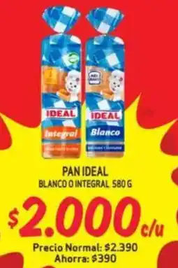 Mayorista 10 Pan ideal blanco o integral oferta