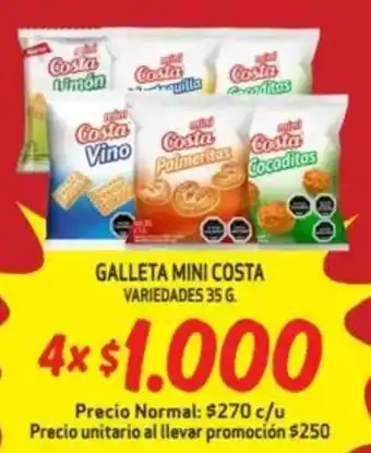 Mayorista 10 Galleta mini costa variedades oferta