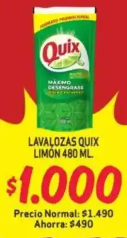 Mayorista 10 Quix limón lavalozas oferta