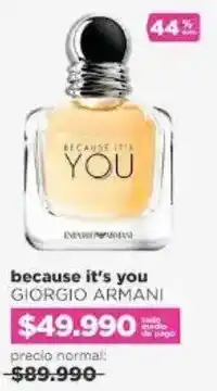 Ripley Giorgio armani because it's you oferta