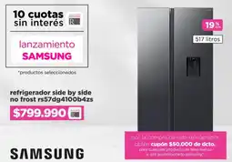 Ripley Samsung refrigerador side by side no frost oferta