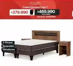 La Polar Rosen cama europea ergo T oferta