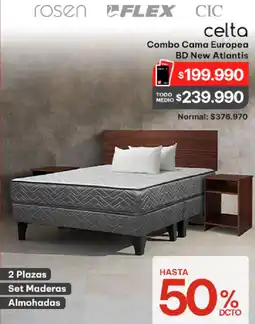 La Polar Celta combo cama europea bd new atlantis oferta