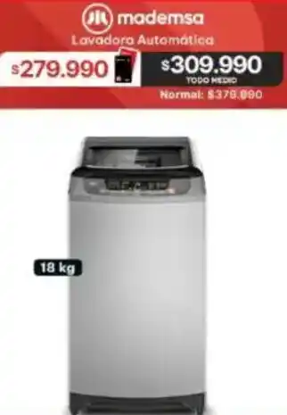 La Polar Mademsa lavadora automática oferta