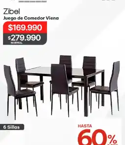 La Polar Zibel juego de comedor viena oferta