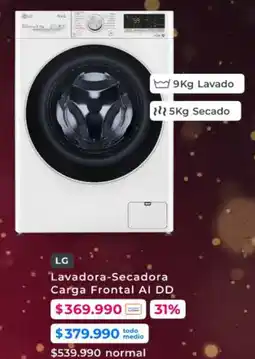 Foster Lg lavadora-secadora carga frontal AI DD oferta