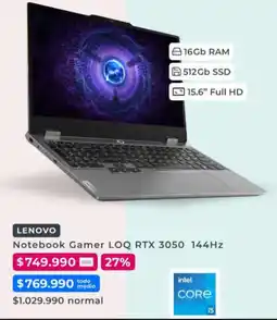 Foster Lenovo notebook gamer oferta