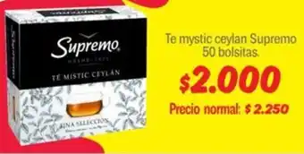 Mayorista 10 Supremo te mystic ceylan oferta