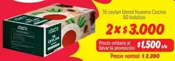 Mayorista 10 Nuestra cocina té ceylan blend oferta